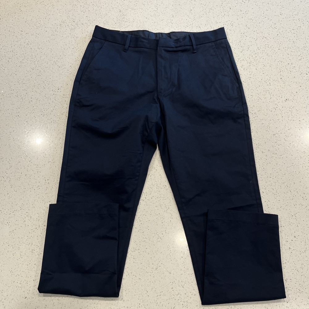Bonobos Slim Fit Trouser Chino Pants Navy Blue Mens 32x30 1896250 NWT